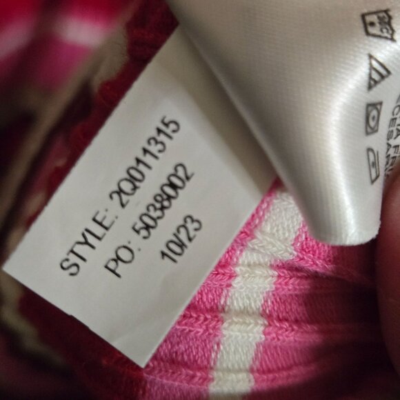 Vineyard Vines NWT Ribbed Knit Midi Dress Ribbon Striped Red 2023 Size S - Picture 9 of 9